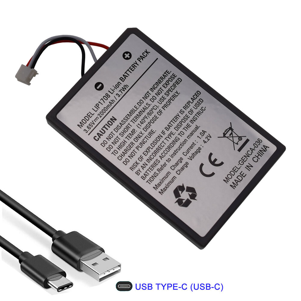 LIP1708 Rechargeable Battery for Sony PS5 DualSense Wireless Controller +Cable