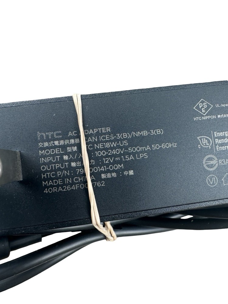 HTC Vive VR Headset w/ Link Box And Cables