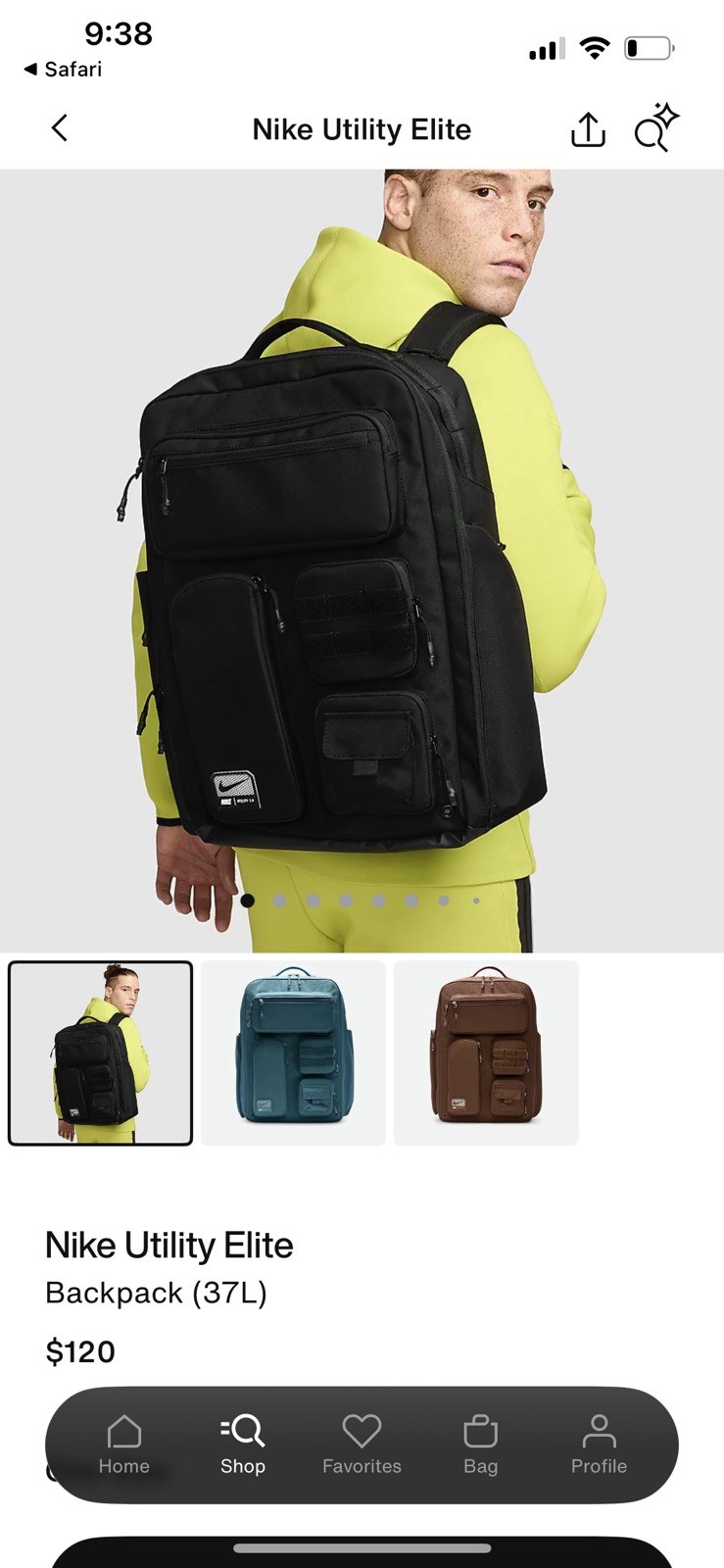 Authentic New Nike Utility Elite 2.0 Backpack Large 37L Black White FN4173-010