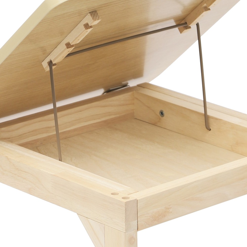 2-tier C Shaped Table Adjustable Angle C Table with Wheels 25kg Load Couch Table