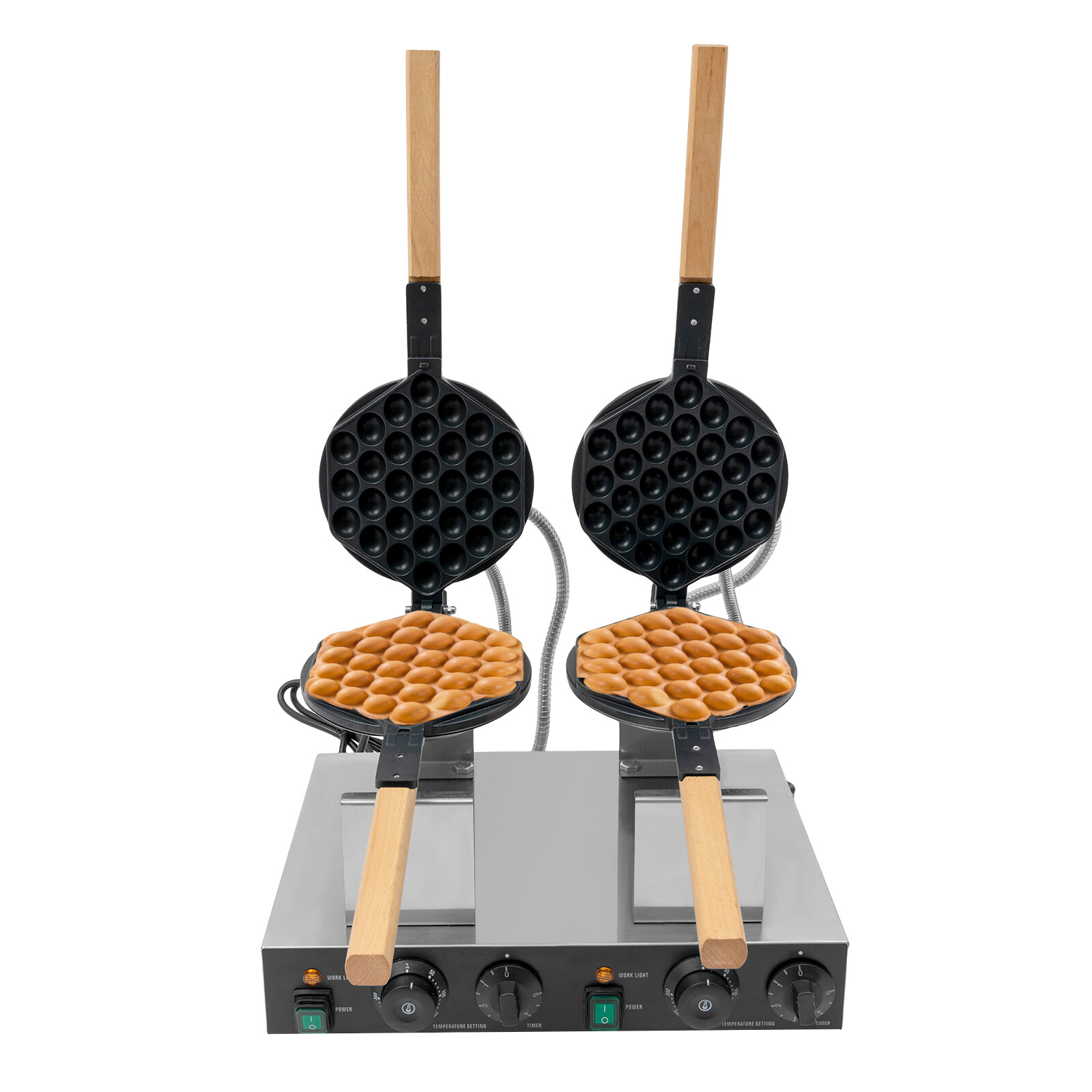 Double-head Commercial Waffle Making Machine Honeycomb Egg Waffle Making Machine