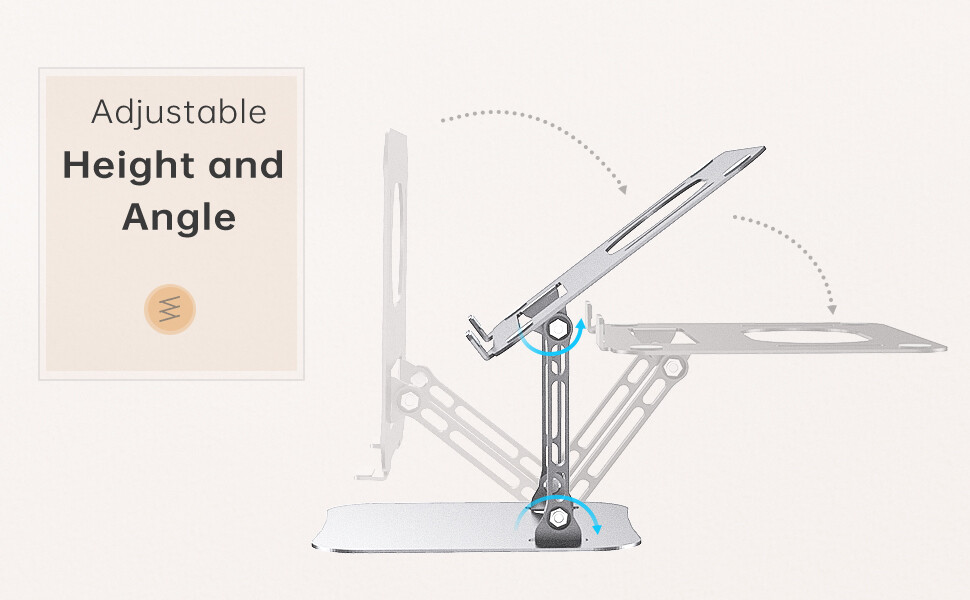 Portable Laptop Stand Holder Adjustable Laptop Stand Notebook Holder for Desk