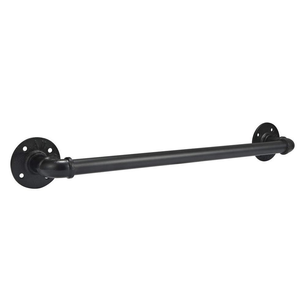 Black Iron Pipe Bathroom Hardware Set Bath Accessory