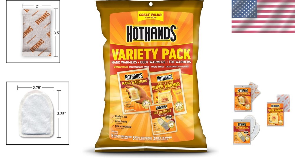 Toe, Hand, & Body Warmer Variety Pack