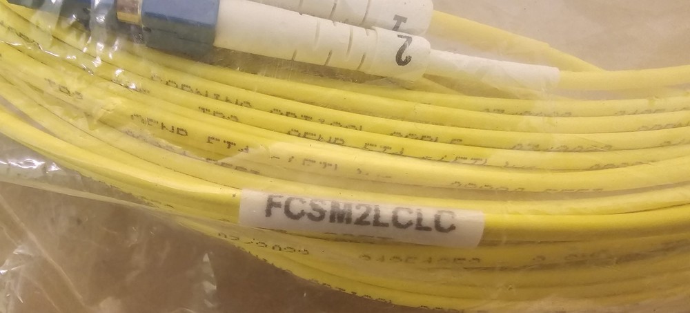 Singlemode Duplex PVC Jumper Zipcord Cable 9-125 LC-LC
