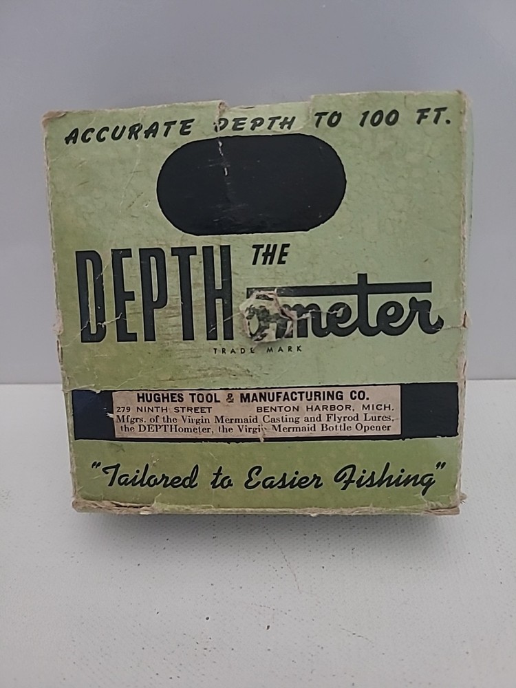 Hughes Tool & Mfg Co. Depthometer 100ft Depth Vintage