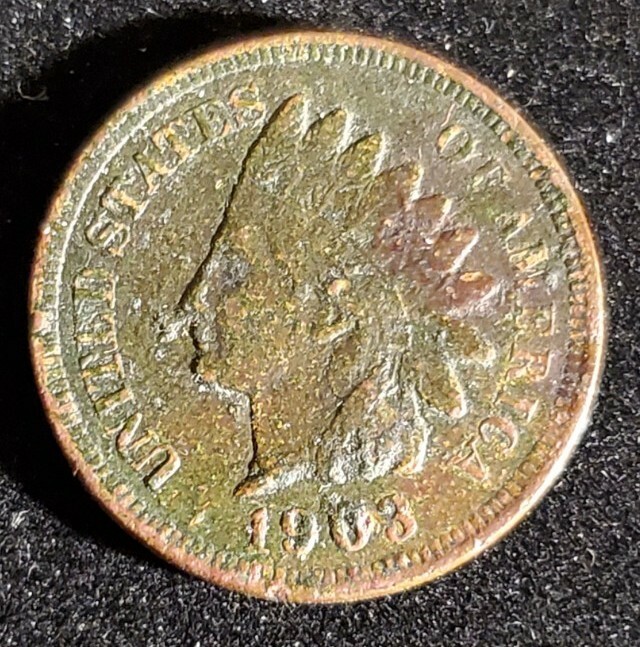 1903 Indian Head Cent Penny. Our t2137