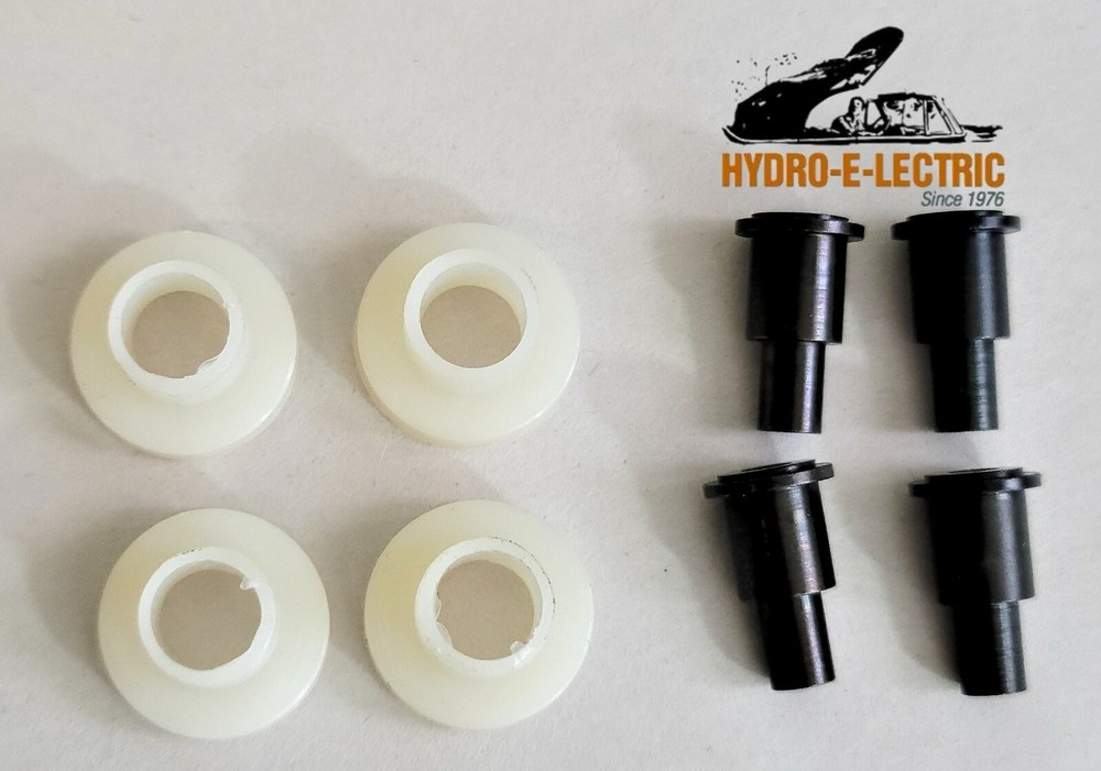 1958-1965 Bel Air & Biscayne Front Door Window Regulator Roller & Pin - Set