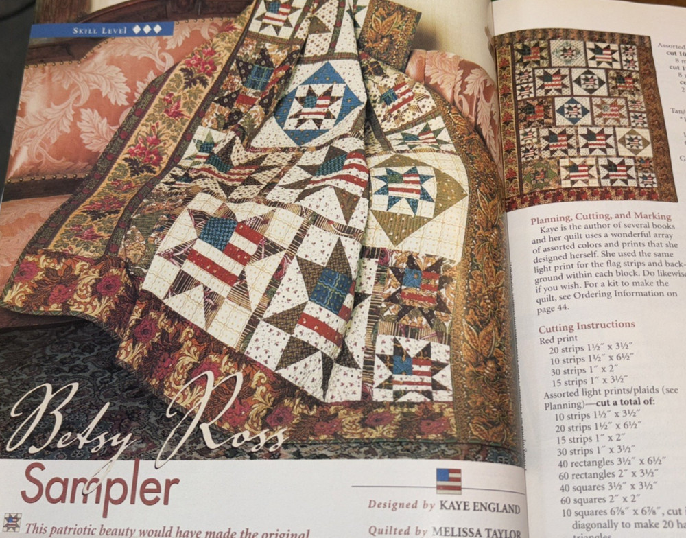 Rare McCall's QUILTING Quilt Pattern August 2003 Bk