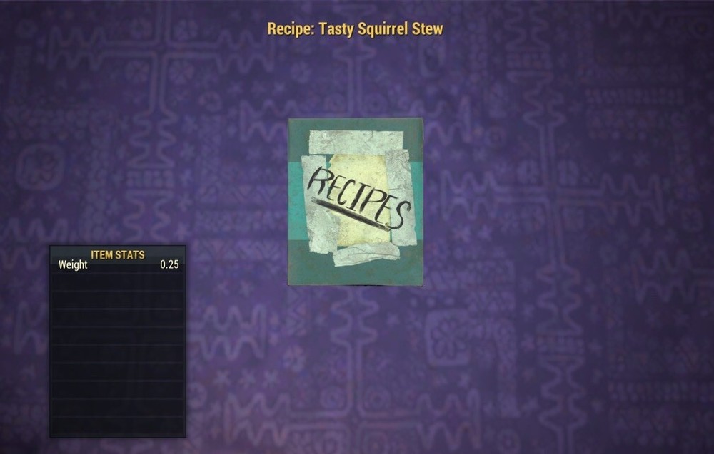 (Xbox) Tasty Squirrel Stew Recipe