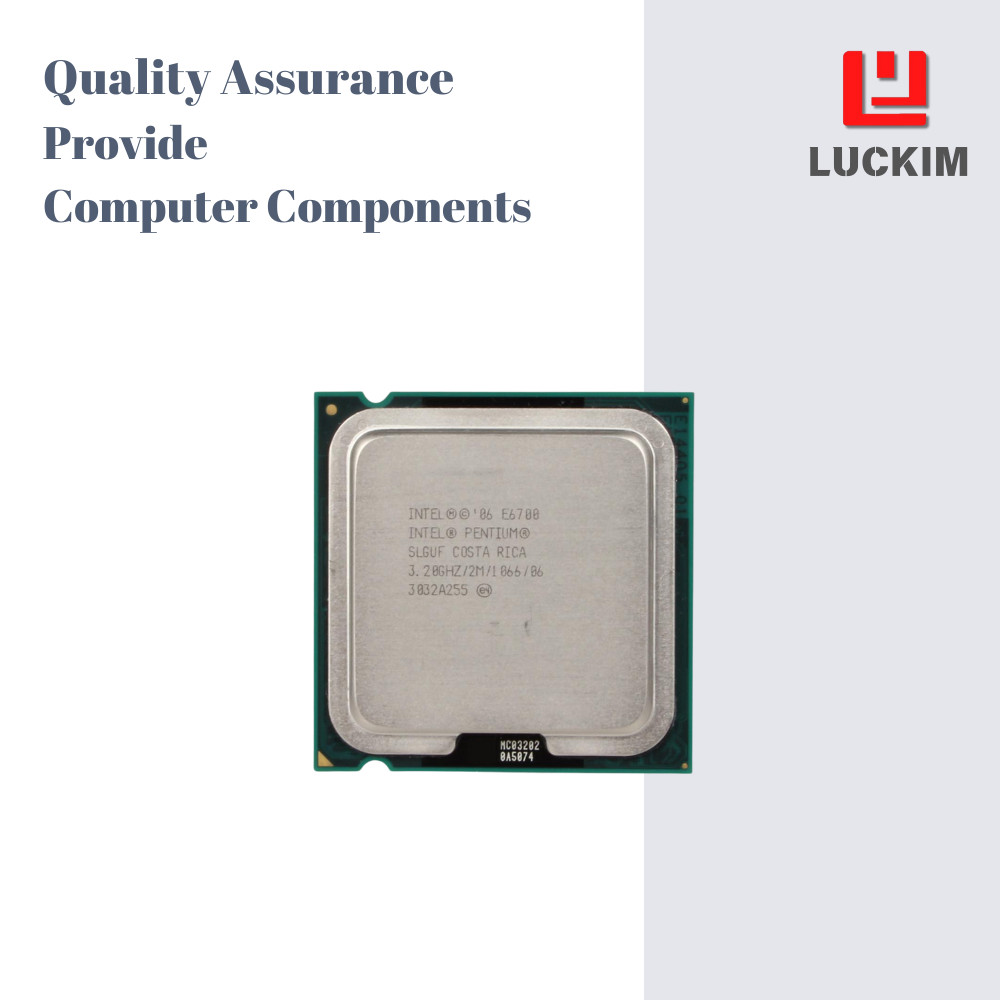 Intel Core 2 Duo E6700 CPU - Socket LGA 775 2 Cores 4 Threads 2.66GHz 4MB L2 Cac