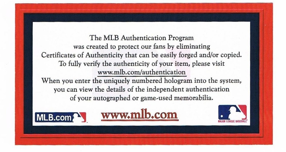 Konnor Griffin Autographed Signed Baseball MLB Authentication Hologram + Case