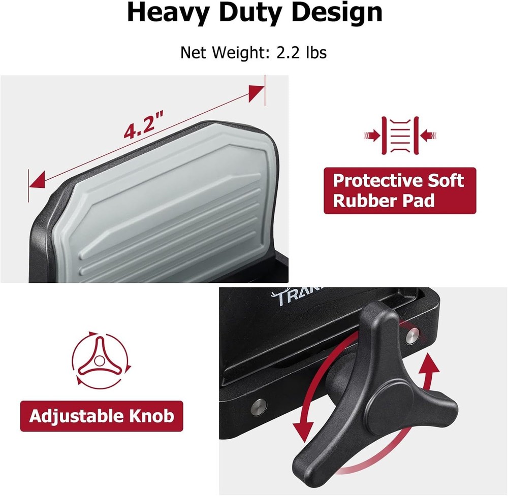 Lightweight Universal Clamp Head for Tripods & Monopods - Adjustable & Versatile