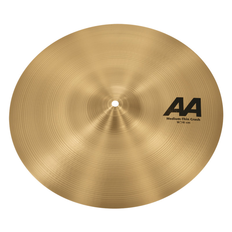 SABIAN 16" AA MEDIUM THIN CRASH CYMBAL