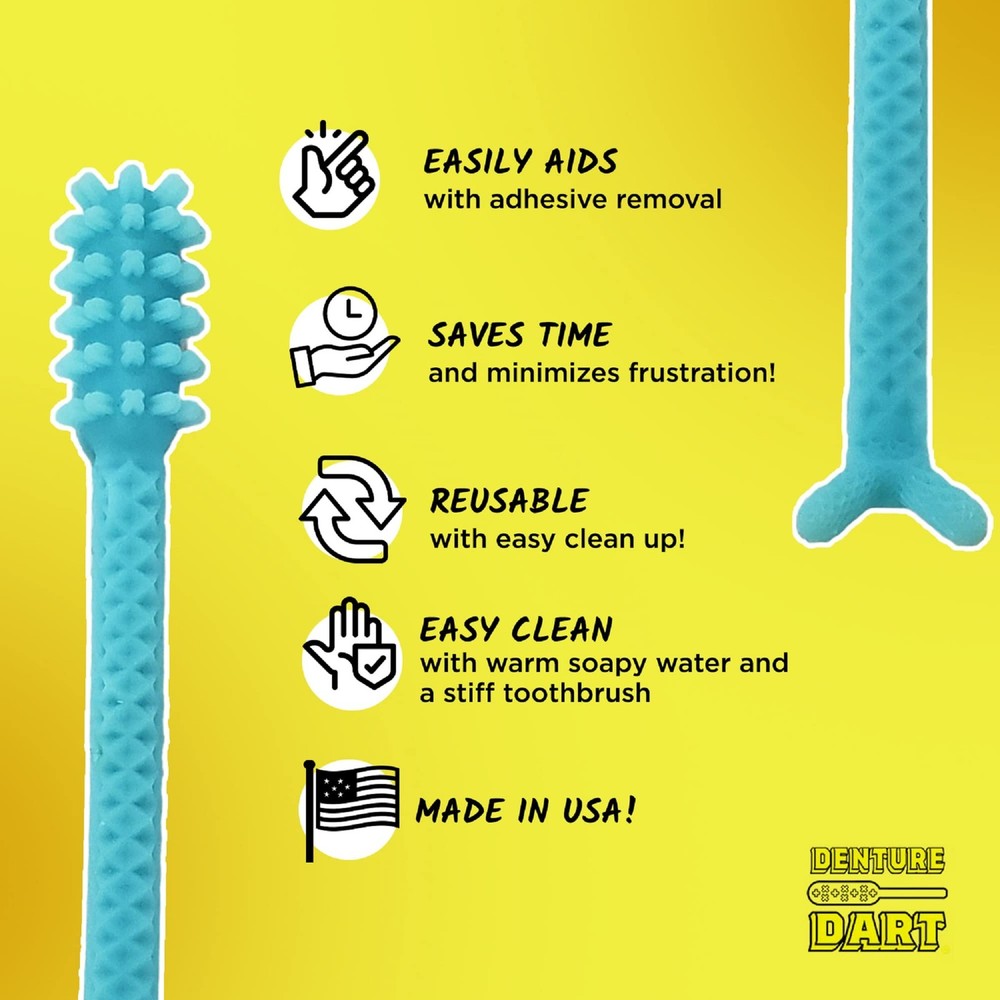 Denture Gel Adhesive Remover - Effective Hard Plastic Solution for Quick Removal