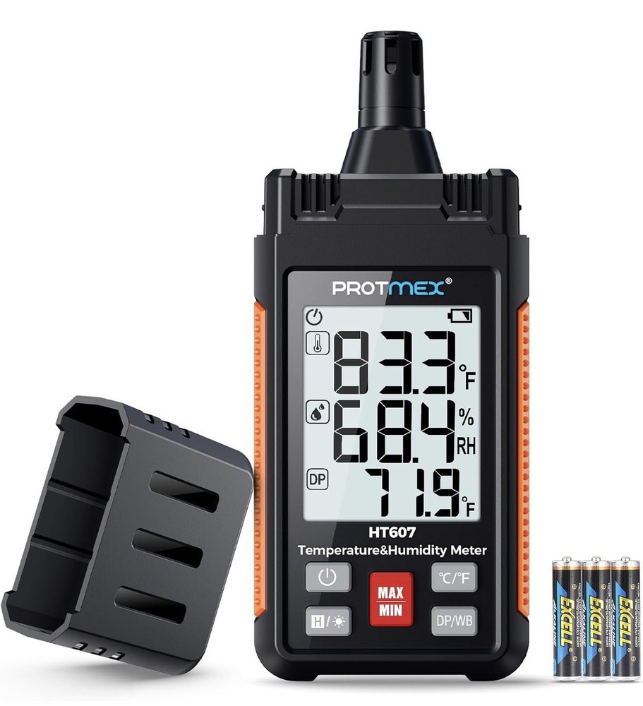 HT607 Temperature Humidity Meter High Precision Digital Hygrometer