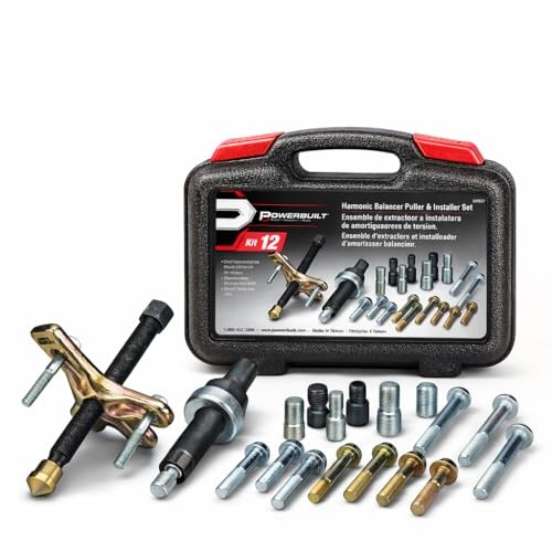Harmonic Balancer Puller and Installer Tool Set, Install and Remove 30 Piece