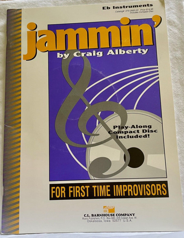 jammin' , E Flat Instruments, by Alberty, w/ Play-Along CD