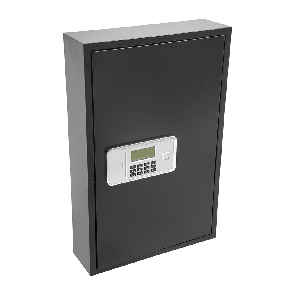 Key Cabinet Wall Mount Key Lock Box Password w/ Key Management Locking Organizer