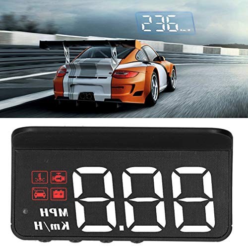 OBD2 HUD Multi Function Gauge with Alarm, Reminder for Speed, Temperature,