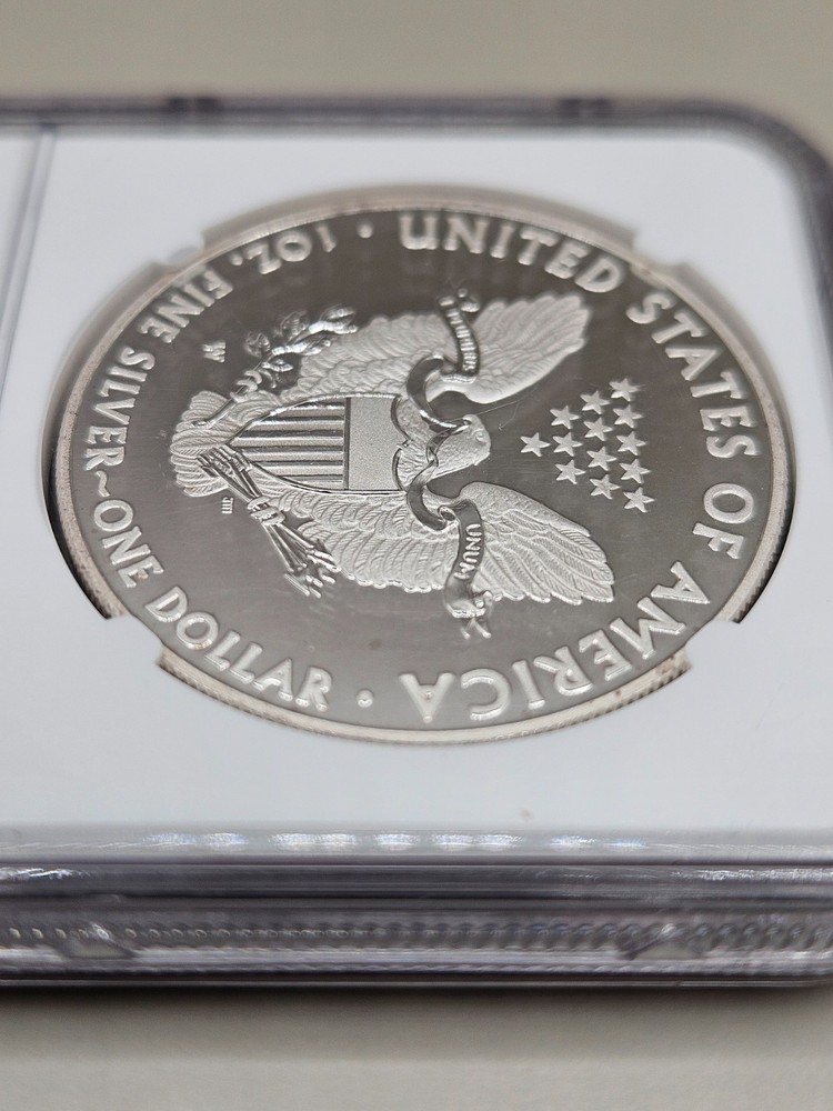 2013 W Silver Eagle Enhanced Finish NGC SP 70