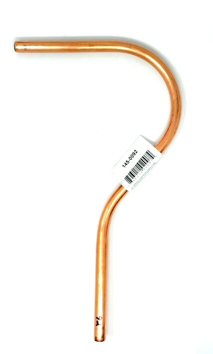 145-0092 DISCHARGE TUBE 1/2'' & FITTINGS SANBORN INDUSTRIAL AIR COMPRESSOR PARTS