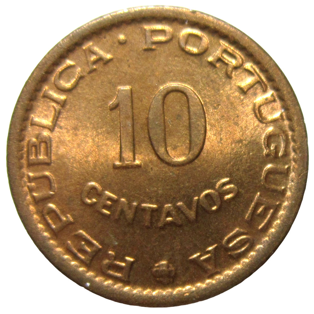 MOZAMBIQUE. 10 CENTAVOS, 1960. UNCIRCULATED.