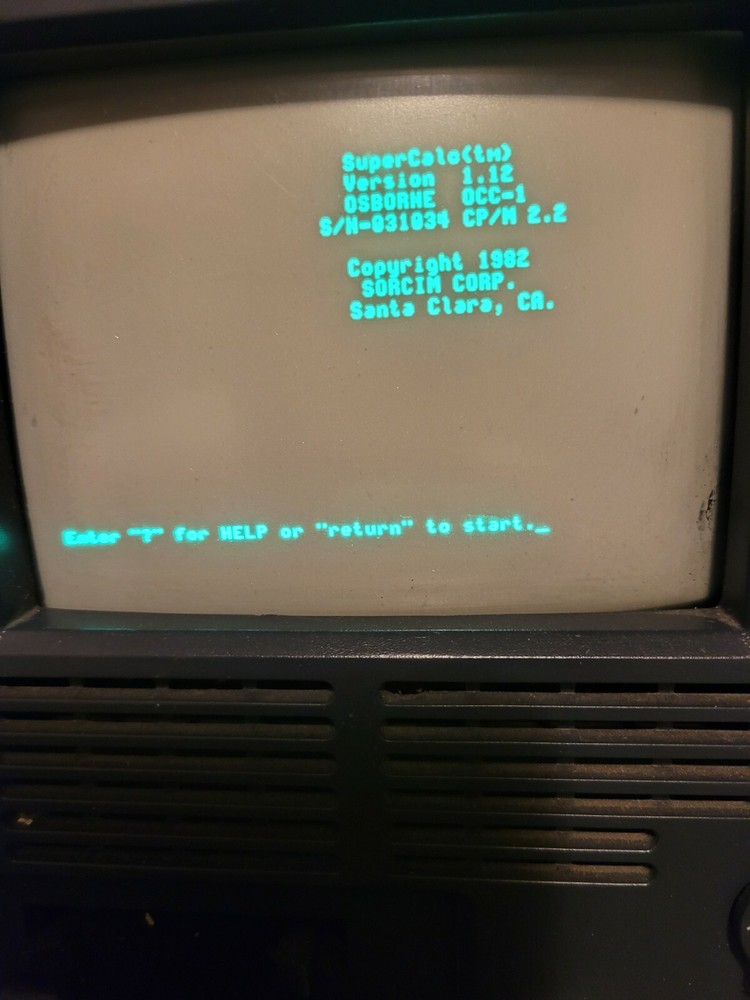 Osborne 1 / 1A Double Density 3 Application Disks SuperCalc, Basic-80, Wordstar
