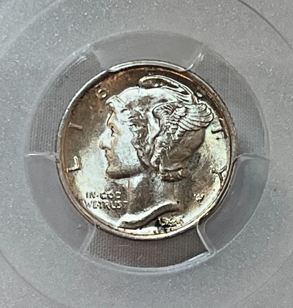 1924 Mercury Dime PCGS MS65 Cert# 26394593 NICE!