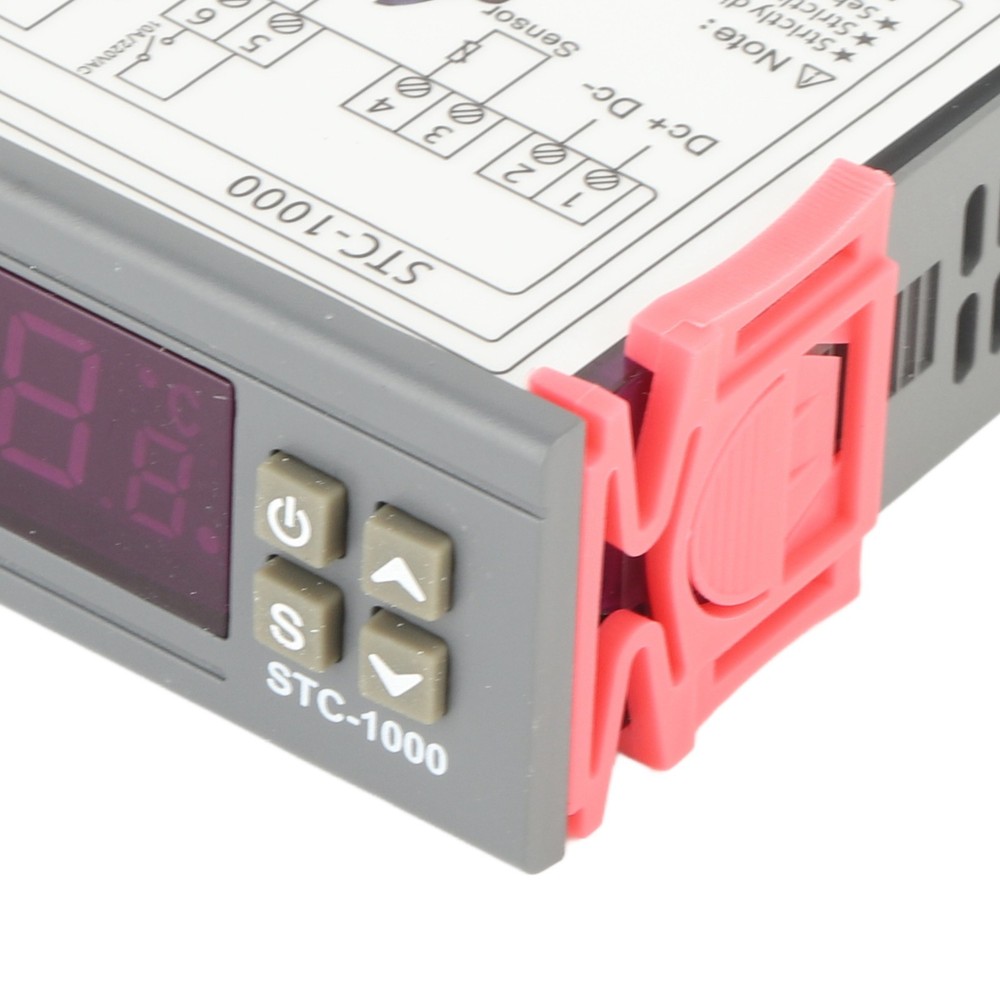 Digital Temperature Controller With Sensor STC-1000 Accurate Cooling And Hea