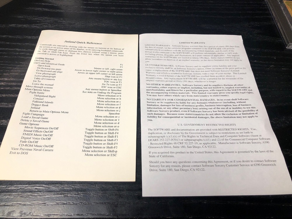 Jutland Software Sorcery CD-ROM IBM PC