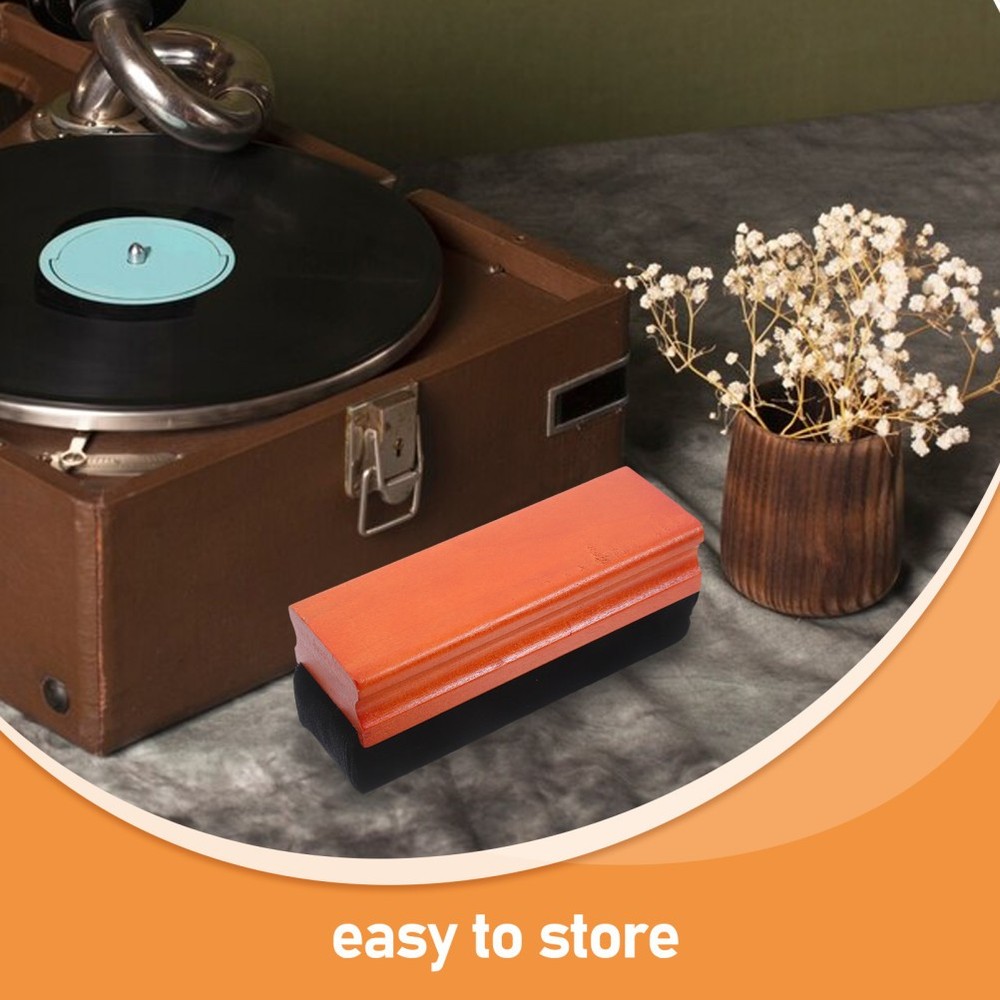 Vinyl Record Brush Sponge Brush Vintage Record Player Duster