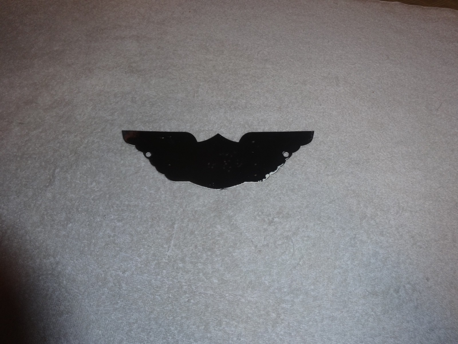 VINTAGE 1939 HARLEY DAVIDSON MOTORCYCLE SOAPY WINGS PORCELAIN METAL GAS OIL SIGN