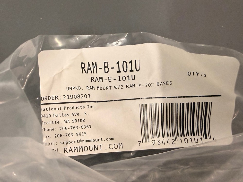 RAM Mounts GDS Bundle Kit w/ Locking Dock for Samsung Galaxy Tab E 8. DASH MOUNT