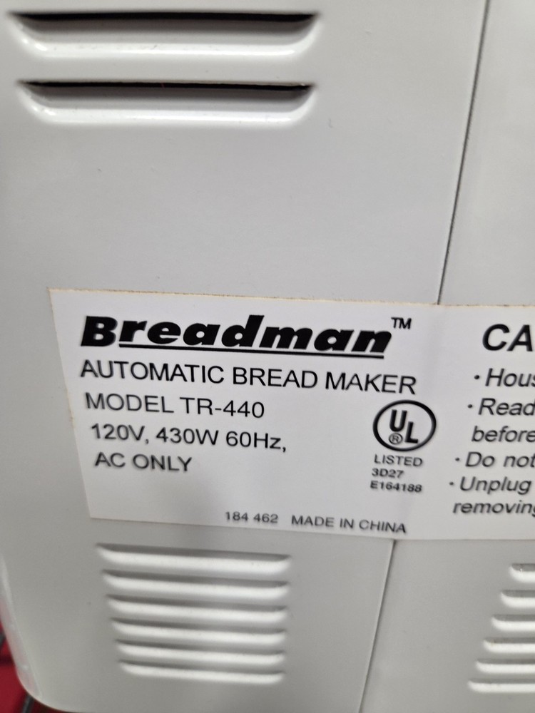 Breadman Bread Maker Machine Paddle TR440 Blade Part