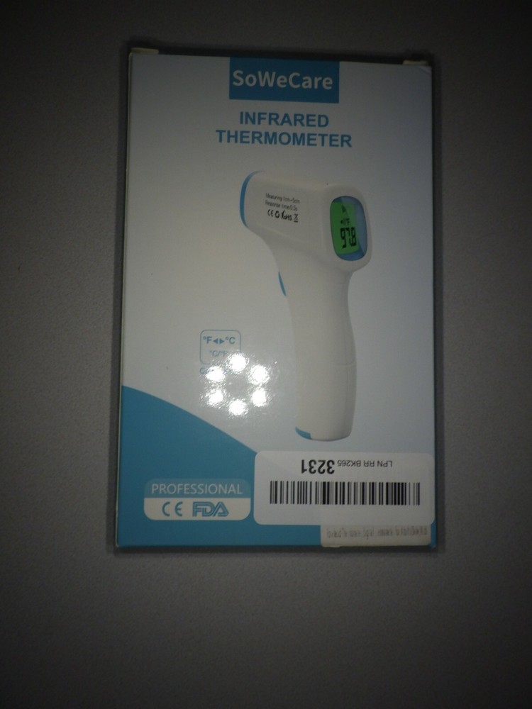 Thermometer Forehead, Infrared Thermometer with Backlight LCD Display