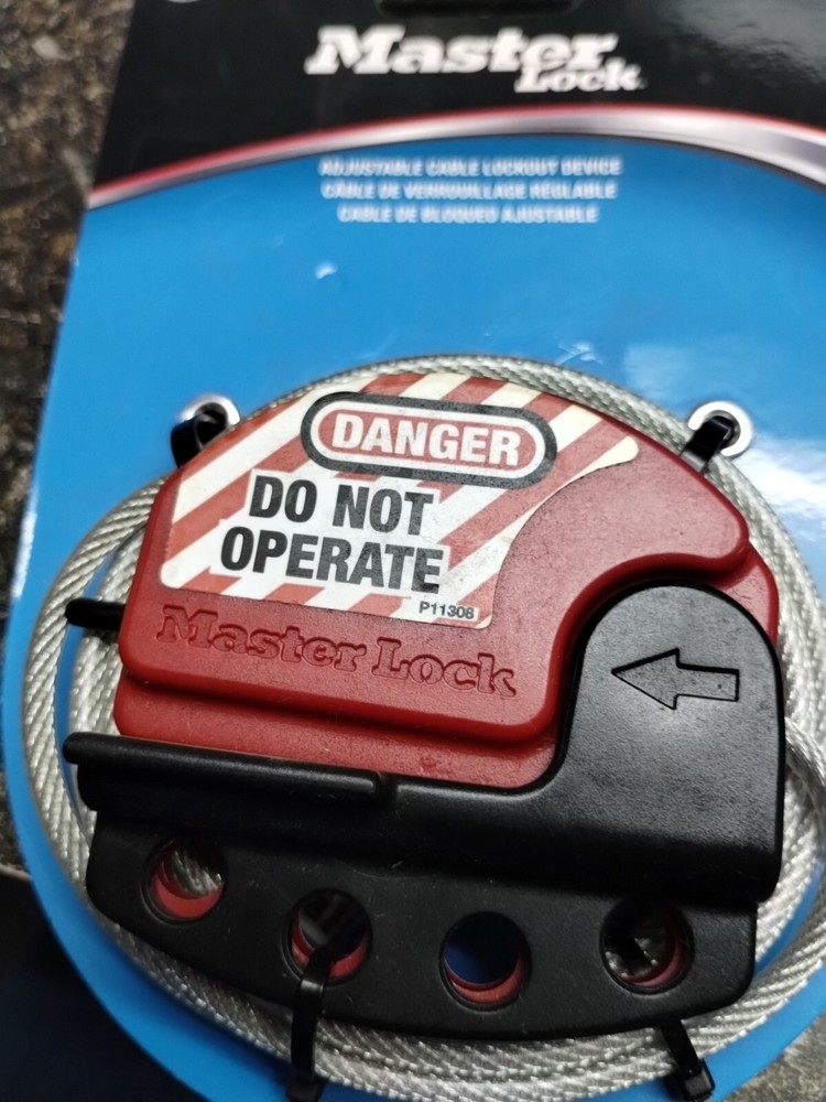 Master Lock S806D Adjustable Cable Lockout