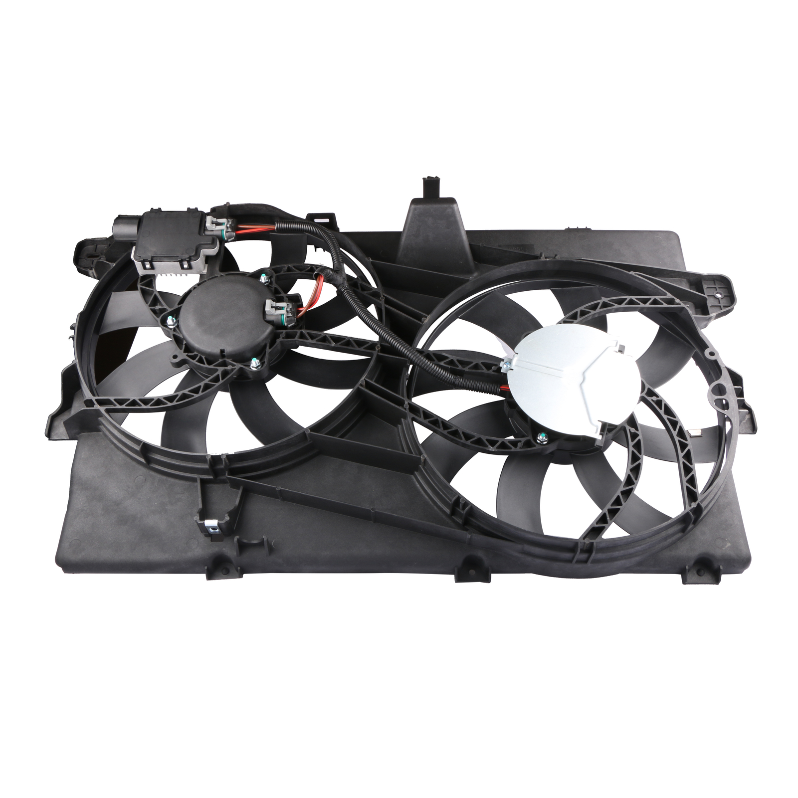Dual Condenser Radiator Cooling Fan Assembly For Ford Edge Lincoln MKX 3.5L 3.7L