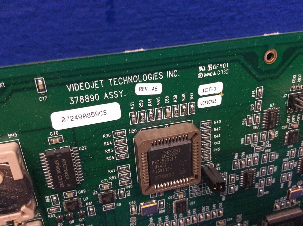 VIDEOJET ASSY. 378890 Rev AB CONTROL BOARD