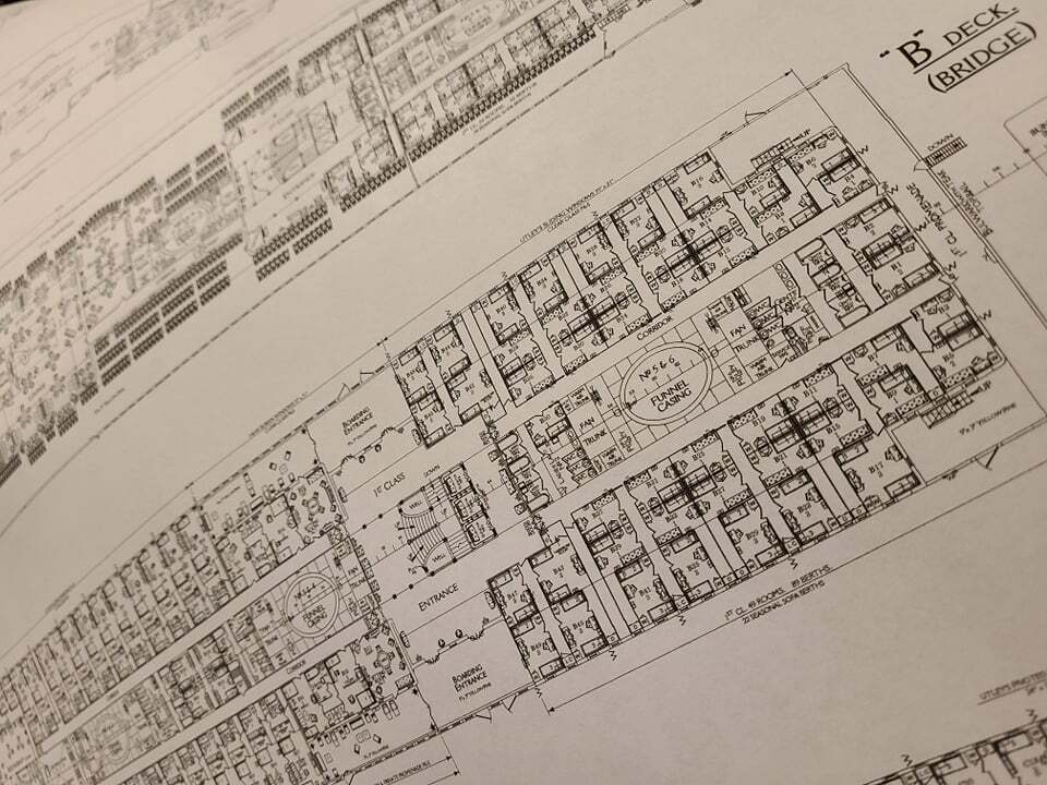 Titanic 1/350 Deck Plan