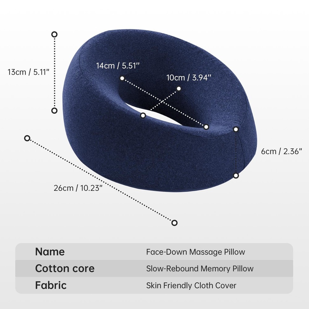 Face Down Pillows for Massage Table, Massage Headrest for Bed, Face Pillow fo...
