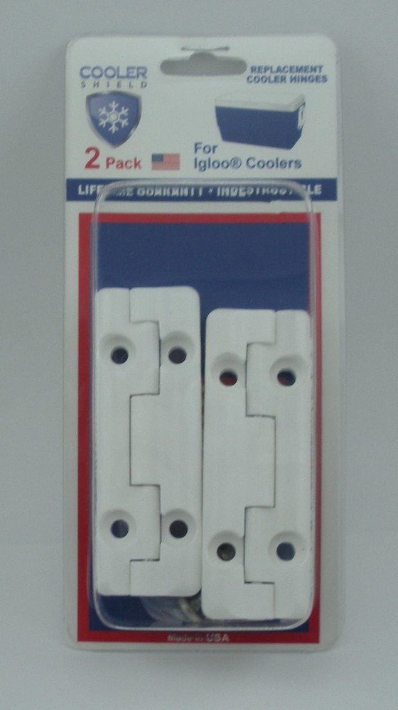 Cooler Shield 76310 Replacement Hinges for Igloo Coolers Ice Chest 2ct