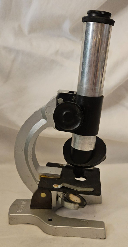 Vintage Gilbert S-15 Microscope & slides with Case