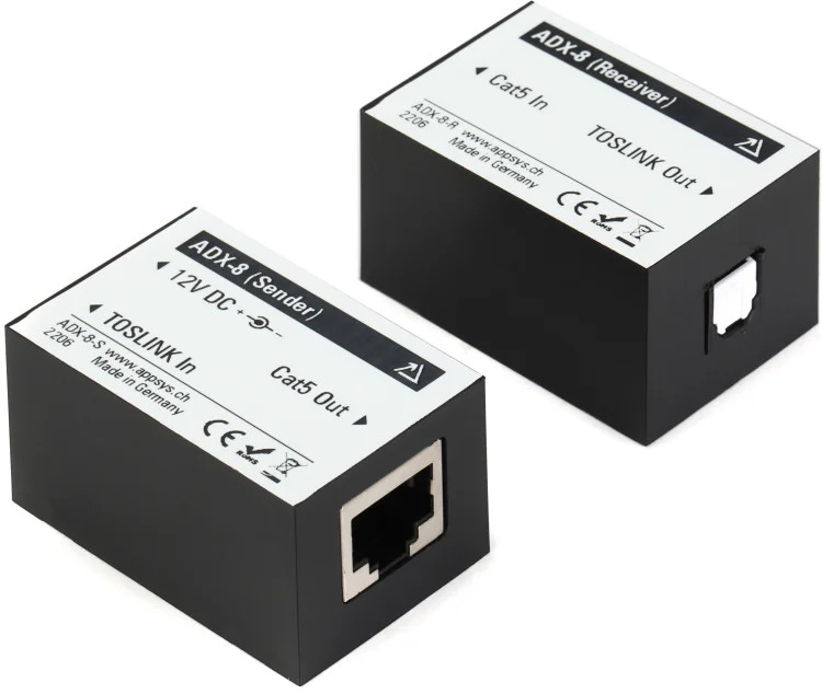 Appsys ADX-8 Kit ADAT Cat 5 Extender