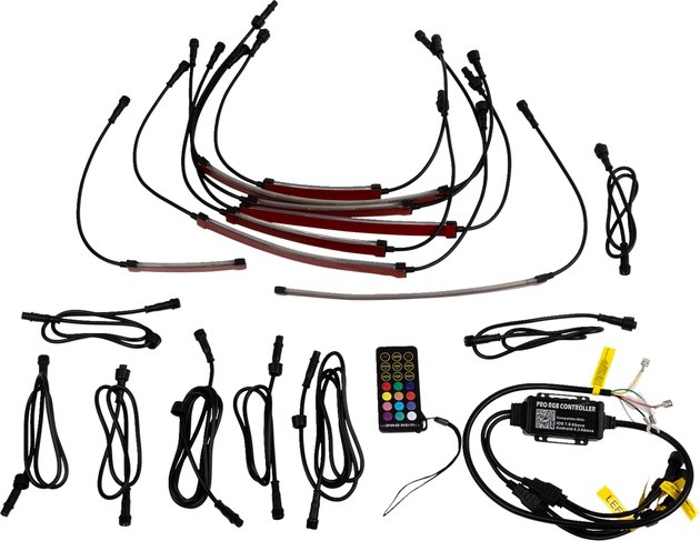 Moose ATV/UTV LED Underglow 8-Piece Kit