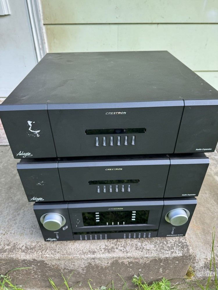 Crestron Adagio Entertainment System/ ATC-AUDIONET Module & 2 audio expanders