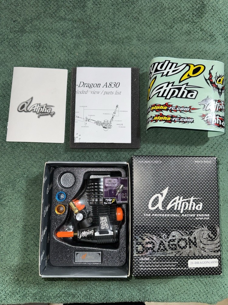 Nitro RC Engine .21 Alpha Dragon A830 [3 port] Engine!!!