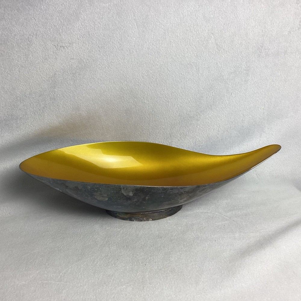 Reed & Barton Silverplated Yellow Teardrop Dish 65 by John Prip