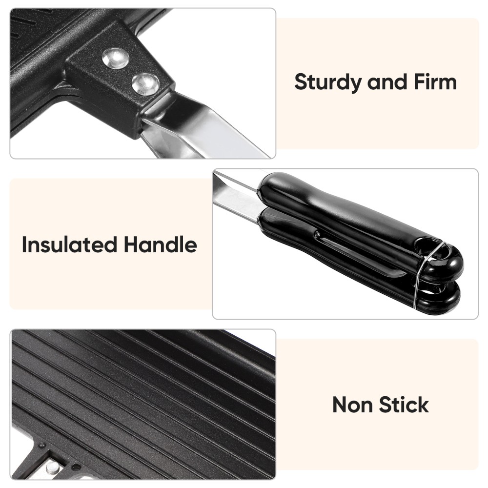 Double-sided Bakeware Baking Plate Sandwich Baking Mold Pan Kitchen Cookware