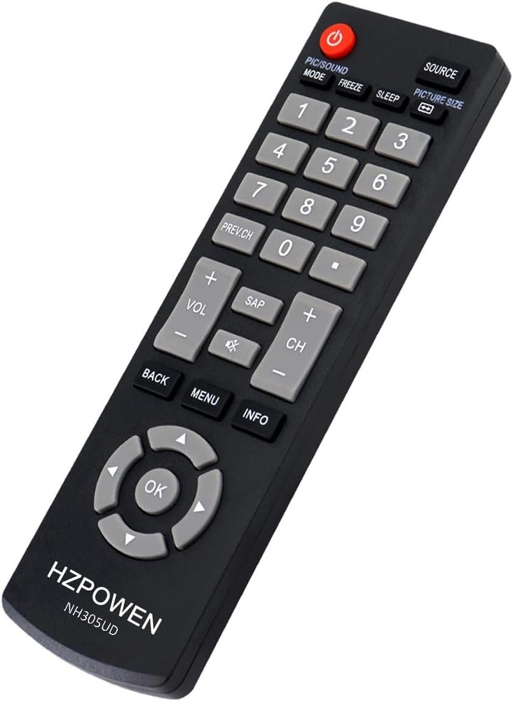 Universal Remote Control for All Emerson TV Black